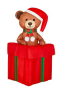 Santa on Hammock with Pinquin Christmas Inflatable